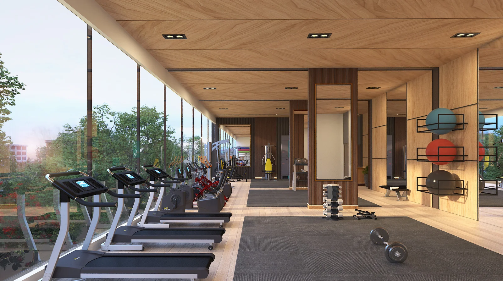 Modern Gymnasium at The Crimson